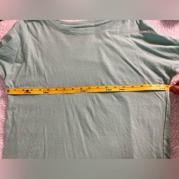 Exist Aqua long-sleeve Tee with Retro Sleeve Stripes - Picture 4 of 5